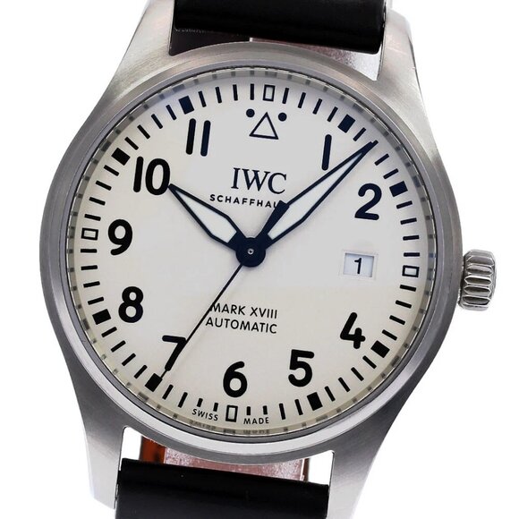 IWC SCHAFFHAUSEN Pilot watch mark XVIII IW327012 Silver Dial AT Men's_831442 - Picture 1 of 7